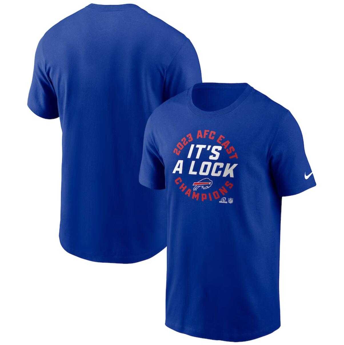 Men's Buffalo Bills Royal 2023 AFC East Division Champions Locker Room Trophy Collection T-Shirt,We sell and wholesale Men's Buffalo Bills Royal 2023 AFC East Division Champions Locker Room Trophy Collection T-Shirt on line form chian!